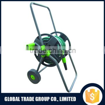 Hose Reel Cart Trolley Set Garden Outdoor Plants Watering Hosepipe With 15M Hose 552466