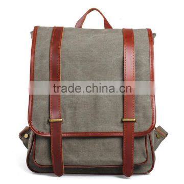 Guangzhou bag factory Outdoor sport fashion custom canvas backpack manufacturer Outdoor sport fashion custom teenager canvas bag