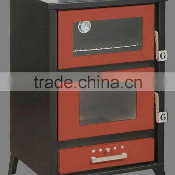 Wood Burning Steel Stove With Oven