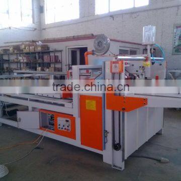 cardboard box packing production/high quality semi-auto carton box folder gluer machine