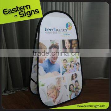 Advertising Spring Stainless Steel Custom Vertical A Frame Banner