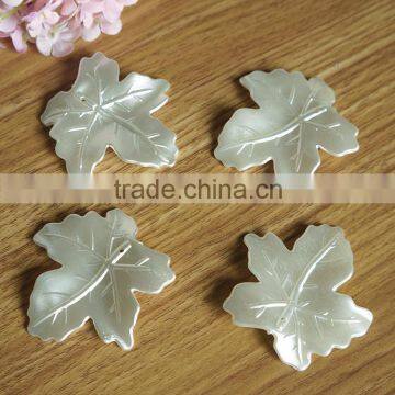 Factory Wholesale Full Design Maple Leaf Shape 50*51mm Pearls Fancy Pearls Loose Imitation ABS Plastic Beads Supplier photo-2