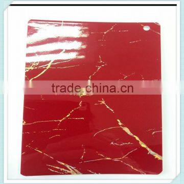 laser hologram high gloss pvc film for door kitchen cabinet