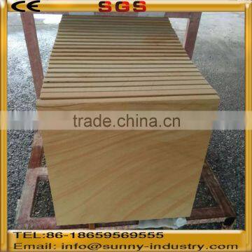 Chinese Yellow wooden sandstone tile