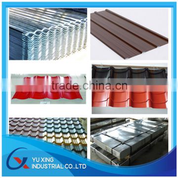 22 gauge zinc coated steel roofing sheets