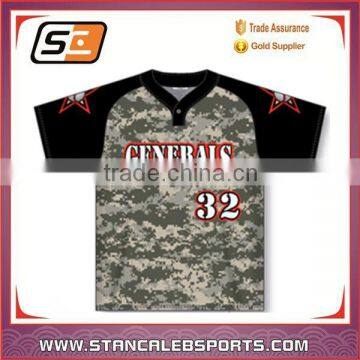 Stan Caleb China Custom made sublimated Italian dye sublimation custom dye sublimation baseball jerseys