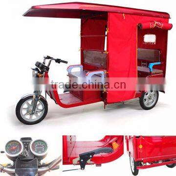 2016 new model 4 passengers electric tricycle 3 wheel auto e rickshaw