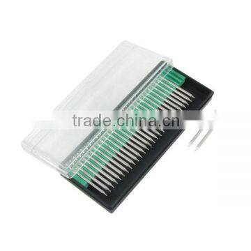 30 Pcs 1mm Dia Tapered Head Grinding Bits Diamond Mounted Point