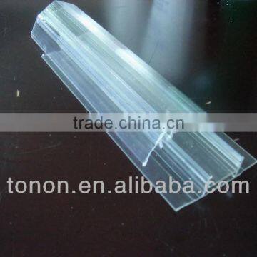 plastic hollow end cap polycarbonate connection SN02 snap cap for connection 16mm polycarboante sheet