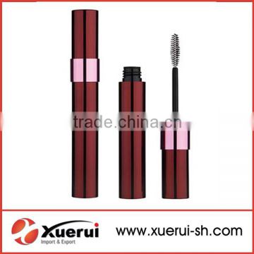 cosmetic mascara tube with brush, plastic mascara packaging