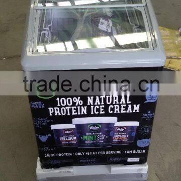 151L GLASS DOOR CHEST FREEZER