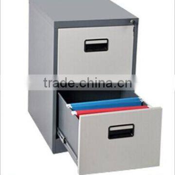 metal furniture powder coated metal 2 drawer cabinet