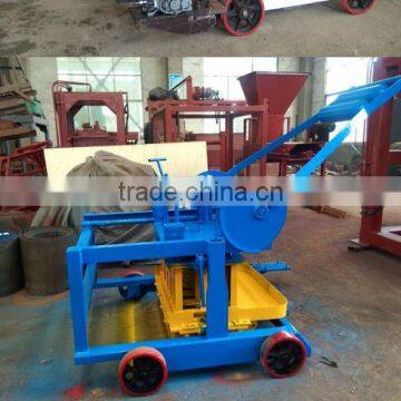 manual movable high efficiency automatic concrete brick making machine paver production