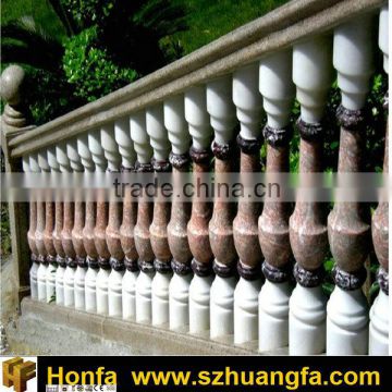 Rosso Levanto Marble balcony railing clamp