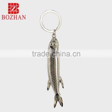 2014 various design custom blank keychain/fish-shaped metal keychain