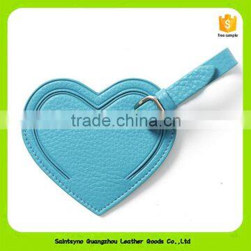 16040 Eco-Friendly Material Custom Design Soft Leather Luggage tag