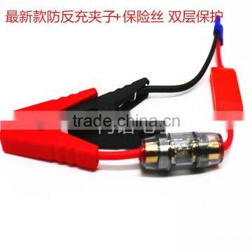 smart jumper starter cable,double protection,Emergency Tools Car Jump Start Kit car alligator clip ec5 10awg cable