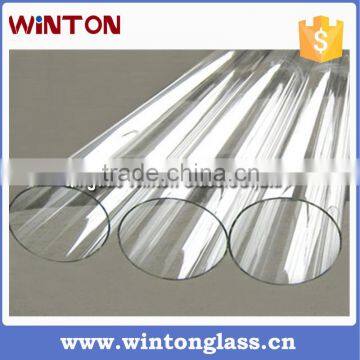 clear high purity quartz tube crystal pipe