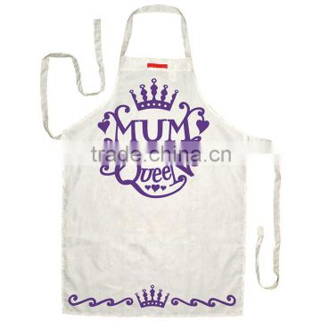 design 100% cotton printed kitchen apron wholesale cotton aprons for cooking