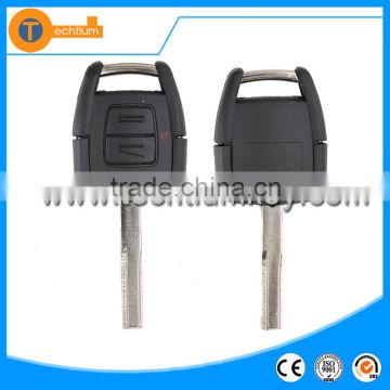 2 button blank remote key shell Hu43 blade for opel astra omega