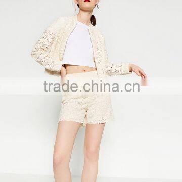 Daijun Oem High Quality Fashion Lace Breathable Summer Pants Women