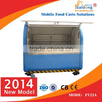 mobile fryer food cart!!! small floor space, easy-to-operate with automatic thermostat