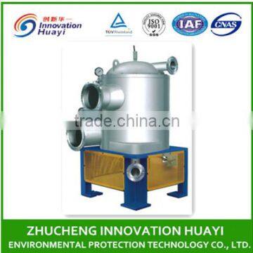 upflow pressurized screen for waste paper pulp