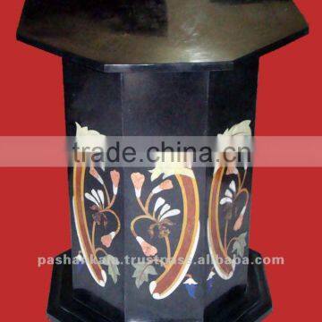 Marble Inlay Table Base