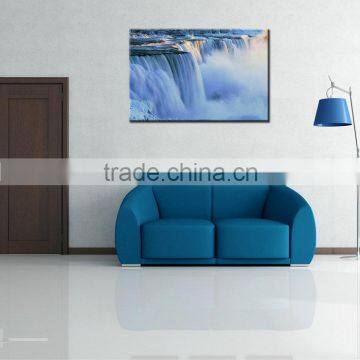 Home Decor Custom Colorful Waterfall Landscape Oil Painting