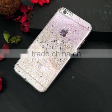 Luxury Contrast Color Flash Powder pc Shell Cover for Iphone