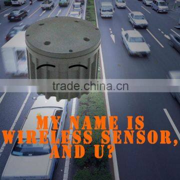 wireless magnetic vehicle sensor for traffic management system