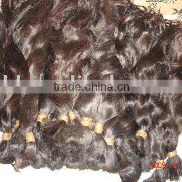 Natural brown color Remy Human Hair-long length-curly