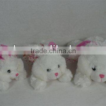 Cute plush animal easter rabbit