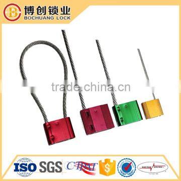 Mechanical security cable seals pull tight cable entry seals