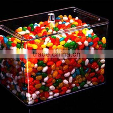 100%virgin material eco-friendly high transparent acrylic candy box wholesale