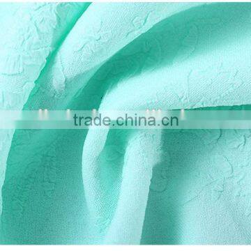 Nantong Textiles 100% Polyester Soft Warp Knitted Elastic Fabric for Autumn Fashion