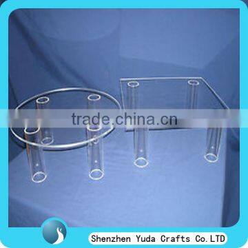 promotional clear acrylic tabletop birthday cake display stand lollipop display holder summer hot