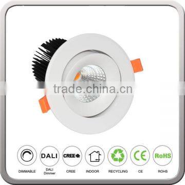 Shenzhen 2016 Adustable Cob 6W 9watt Downlight Recessed Led Down Light Fixtures photo-4