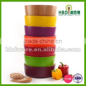 Colorful New design Wooden bamboo Bowls