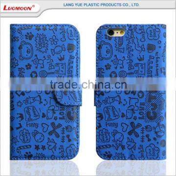 Folio Opening Design Wholesales Cellphone Leather Case for Huawei 3C/G740 P7 G730 G610 G630 photo-5