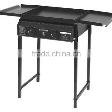 Ocean 2 Burner Solid Plate Folding Leg BBQ photo-2