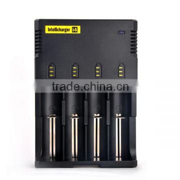 Automatic Digital Nitecore I4 portable Charger Nitecore i4 4 Slots Universal 18650 MOD battery charger