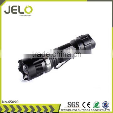 Ningbo JELO Powerful XPE R2 Focus Pocket Torch Mini Rechargeable Tactical Clip Flashlight