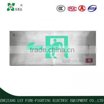 LED stainless steel emergency exit sign with high quality