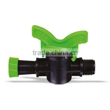 Ringed Male Mini Valve - Micro irrigation - Drip irrigation
