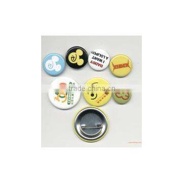 Promotional offset printing metal blank badge/blank button badge