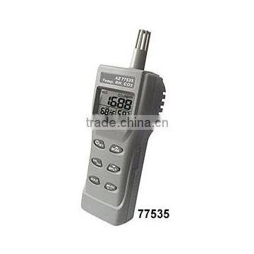 Handheld Carbon Dioxide CO2 Meter CO2/RH/Temperature Meter Alarm RS232 Output AZ7755