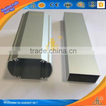 Window and door aluminium profile with silver anodize , Qulified Silver anodized aluminium profiles manufacturing