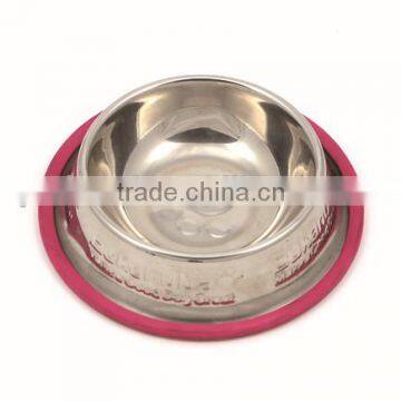 ZML5070 portable food for pet pet products stainless steel pet bowl