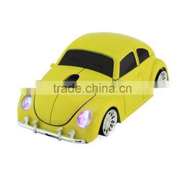 Promotional 2.4G Wireless Car Shape Beetle Mouse